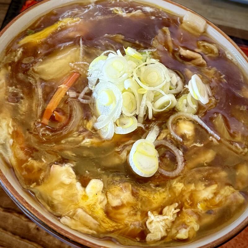 お食事処 としま 秋田県大仙市刈和野 刈和野駅 刈和野橋 刈和野下町 ハクサイあんかけラーメン 白菜餡掛けラーメン 具