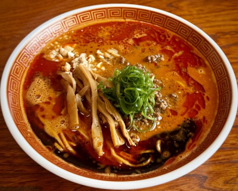 麺や 渚 なぎさ 秋田県南秋田郡五城目町鵜ノ木 八郎潟駅 五城目バスターミナル 担々麺 辛口 花椒 トッピング