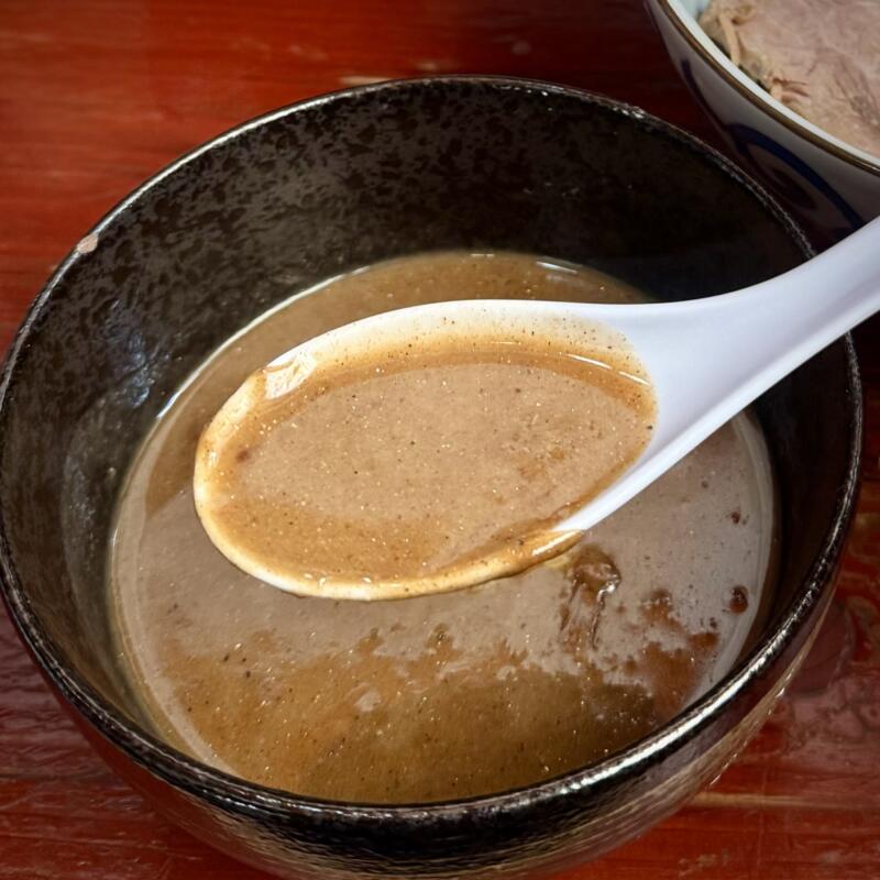 麺屋 十郎兵衛 じゅろへえ 秋田県大仙市上栄町 仙北振興局入口 大曲駅 濃厚つけ麺 濃厚豚骨魚介乾物系つけめん つけ汁 スープ