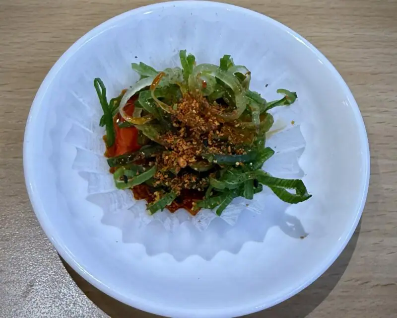 かっぱ寿司 男鹿店 秋田県男鹿市船越 内子 船越駅 鬼金棒監修 カラシビ味噌らー麺 辛痺味噌ラーメン 3辛 追い込みラー油