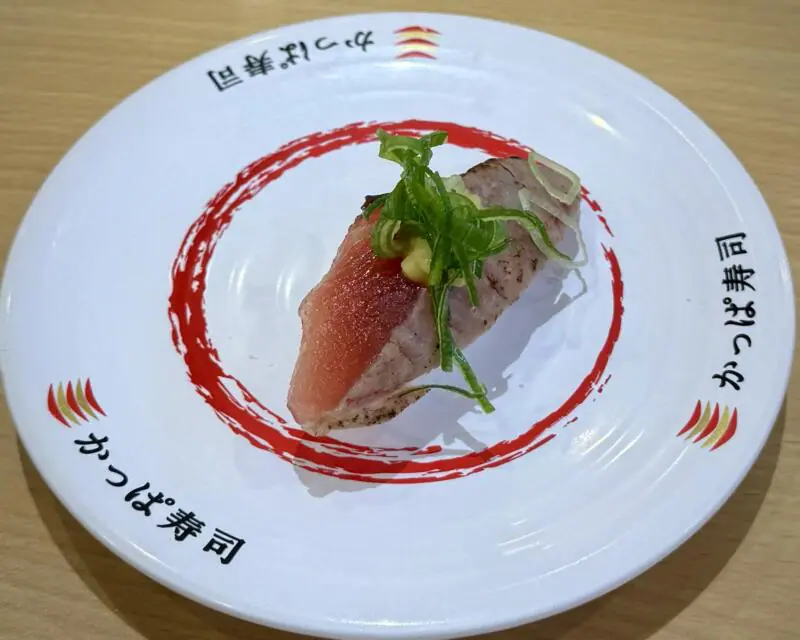 かっぱ寿司 男鹿店 秋田県男鹿市船越 内子 船越駅 気仙沼産 厚切りかつおたたき 鰹