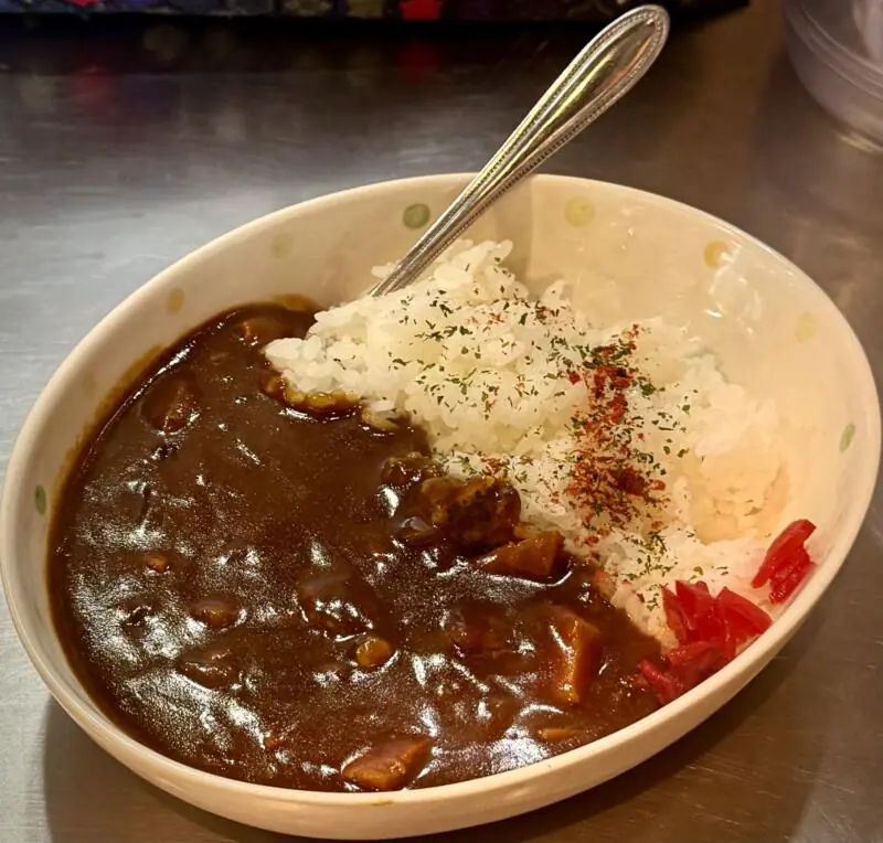 津軽煮干中華蕎麦 サムライブギー 岩手県久慈市中央 久慈駅前 半カレー カレーライス