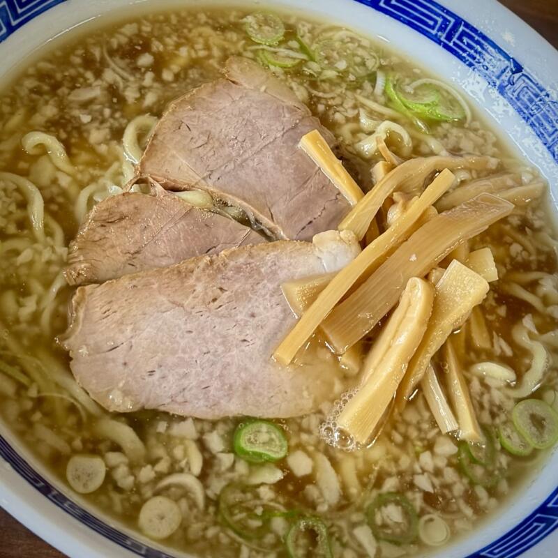 関屋 福来亭 新潟県新潟市西区小新 小針駅 小新ポンプ場前 ラーメン 新潟ご当地 燕背脂ラーメン 背脂醤油ラーメン 具