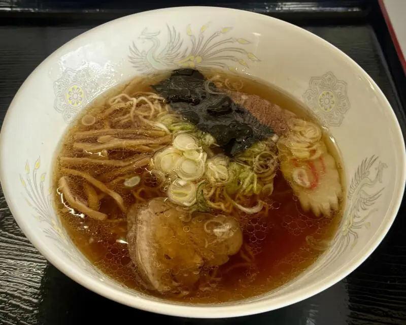 自家製麺と手作り餃子 精養軒 せいようけん 秋田県雄勝郡羽後町大戸 体育館前 羽後警察前 湯沢駅 半ラーメン＋チャーハンセット 醤油ラーメン