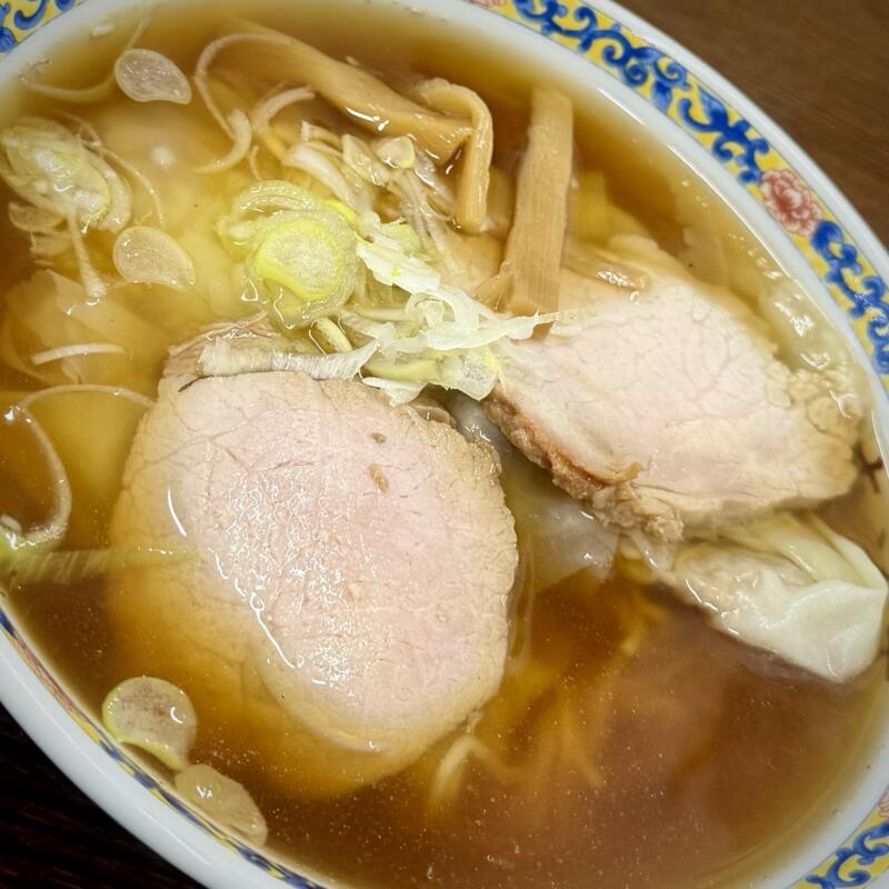 ホシナ食堂 山形県酒田市若竹町 酒田病院口 酒田駅 ワンタン麺 雲呑麺 中華そば 醤油ラーメン 酒田ラーメン 具