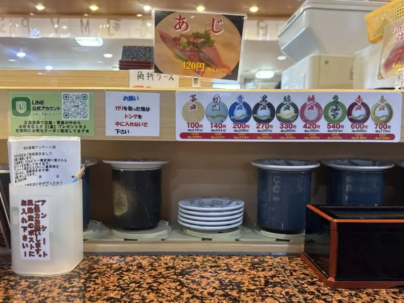 太助寿司 本店 たすけずし 秋田県秋田市下新城中野 中野二区 追分駅 メニュー