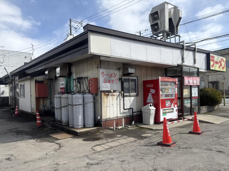 ラーメンショップ105 秋田県大仙市花館 大曲駅 殿屋敷 外観