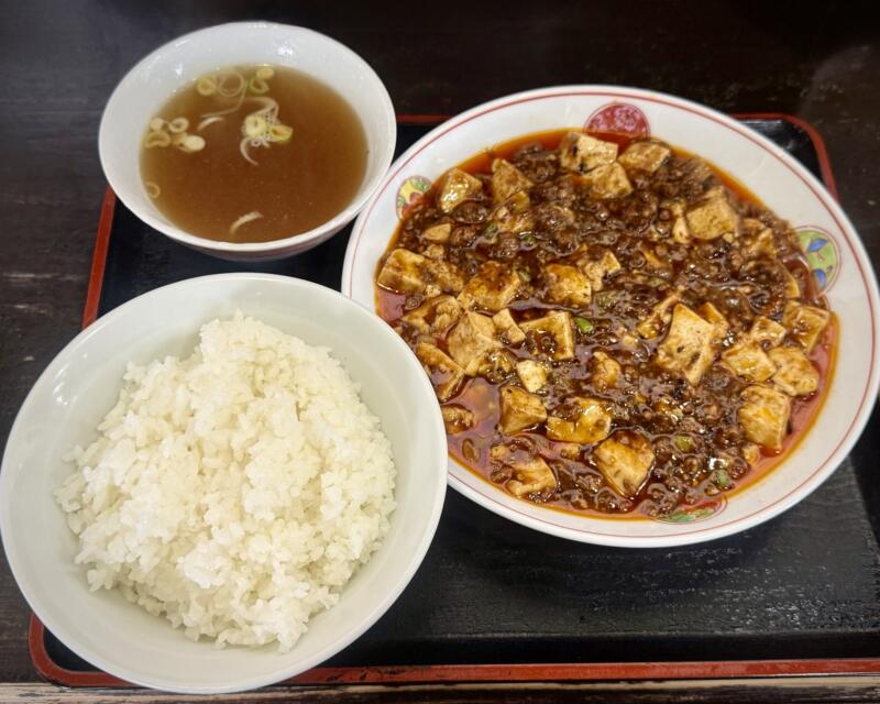 ら〜めん笑 らーめん笑 しょう 秋田県大仙市北長野 羽後長野駅 イオン中仙店前 マーボーご飯セット 麻婆豆腐定食