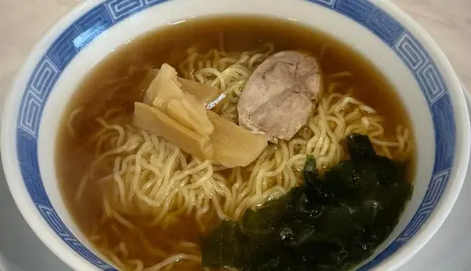 中華料理 笑幸(にこ)＠秋田県秋田市中通にて醤油ラーメン＆炒飯をオーダー！3種類の麺とご飯ものを自由に組み合わせ出来るランチ限定のラーメンセット♪