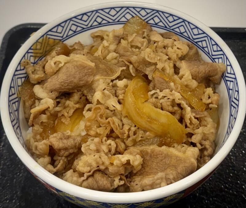 吉野家 秋田広面店 秋田県秋田市広面 碇入口 秋田駅 牛丼＋油そばセット 並 ラーメン第三弾