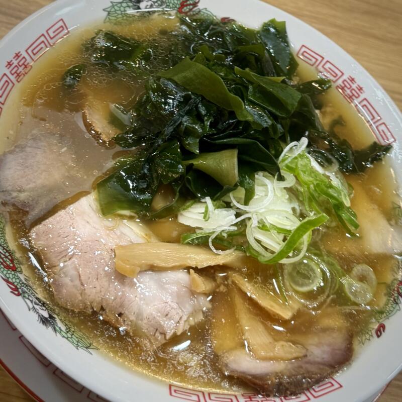 朝らぁ麺 のぞいち 和酒屋 杉やま 秋田県秋田市大町 大町AKビル2階 大町四丁目 秋田駅 中華そば わかめ ワカメ中華そば ちゃん系ラーメン 豚だし醤油ラーメン 具