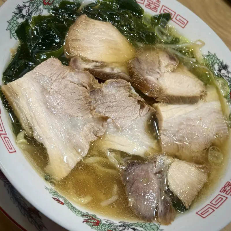 朝らぁ麺 のぞいち 和酒屋 杉やま 秋田県秋田市大町 大町AKビル2階 大町四丁目 秋田駅 中華そば わかめ ワカメ中華そば ちゃん系ラーメン 豚だし醤油ラーメン チャーシュー