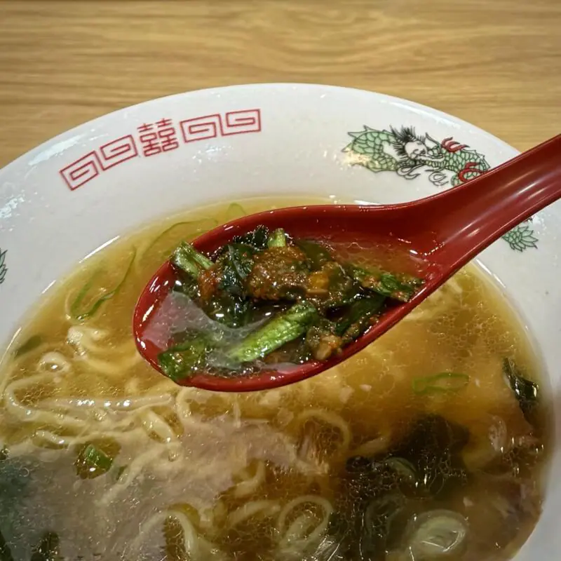 朝らぁ麺 のぞいち 和酒屋 杉やま 秋田県秋田市大町 大町AKビル2階 大町四丁目 秋田駅 中華そば わかめ ワカメ中華そば ちゃん系ラーメン 豚だし醤油ラーメン ニラ辛薬味 秋田ご当地 江戸系ラーメン カスタマイズ 味変 調味料