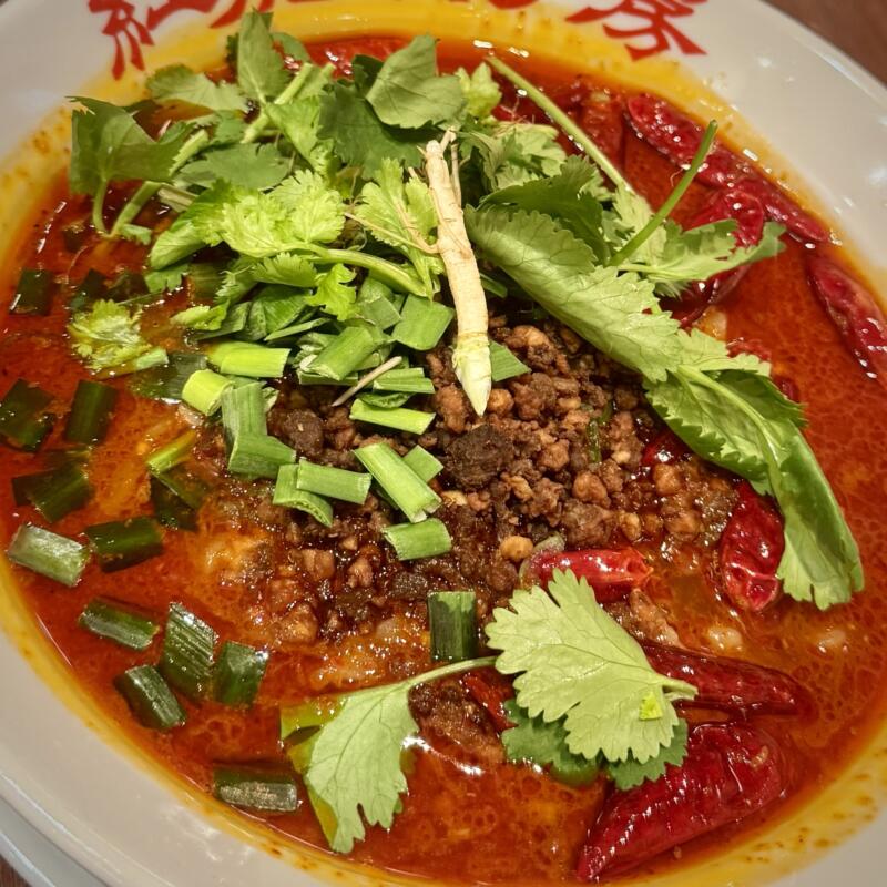 紅虎餃子房 イオンモール秋田店 秋田県秋田市御所野地蔵田 イオンモール秋田1F こまちダイニング 超辣坦坦麺 スーパー激辛タンタンメン 激辛ラーメン 担々麺 坦々麺 具