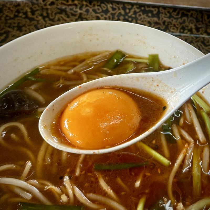 ろくごうドライブイン 秋田県仙北郡美郷町六郷 飯詰駅 六郷新町 たいわん風ニラそば 名古屋ご当地 台湾ラーメン スパイスラーメン 卵黄