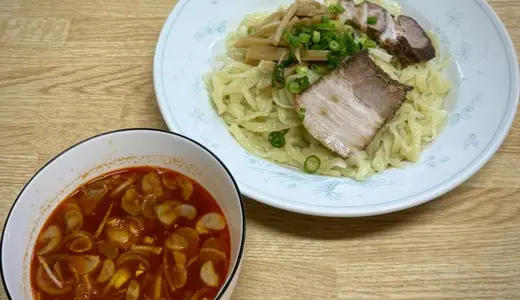 手打ラーメンいさみ食堂＠福島県会津若松市にてピリ辛手打つけ麺をオーダー！「全麺類手打ち」を掲げる創業80年の老舗名店♪