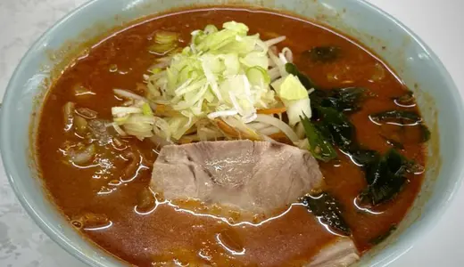 ラーメン ばんり＠秋田県潟上市天王にて激辛味噌ラーメンをオーダー！バリエーション豊かな辛味噌の中で辛さMAXな辛旨ラーメン♪