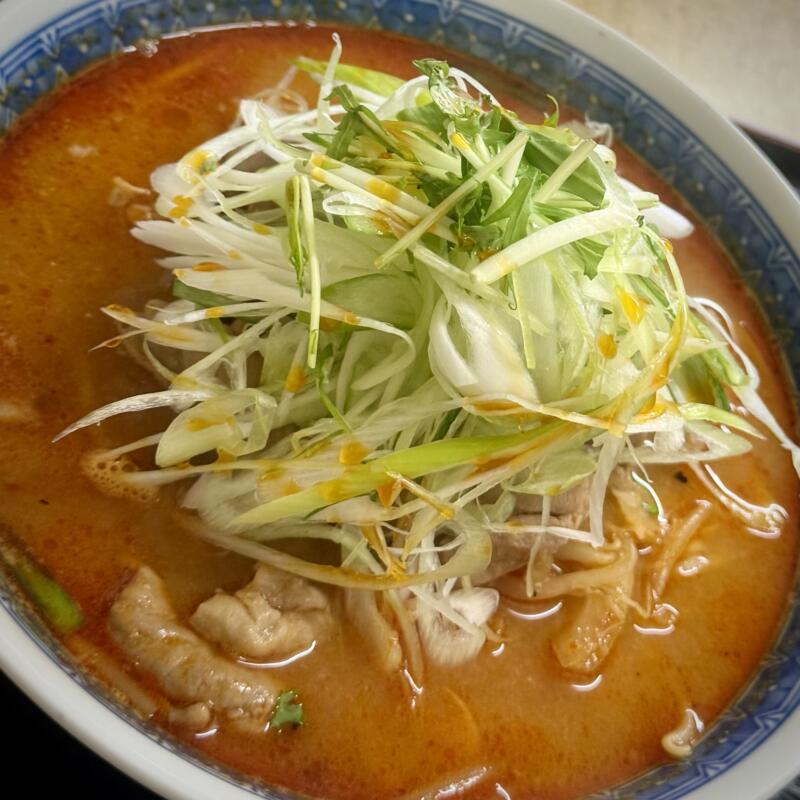 くろ丸食堂 黒丸食堂 くろまる食堂 秋田県湯沢市湯ノ原 湯の原 湯沢駅 ネギ味噌ホルモンラーメン 具