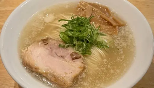 麺処 いぢろへ＠秋田県秋田市八橋大畑にて塩ラーメンをオーダー！3月より提供を開始した極上の新レギュラーメニュー♪