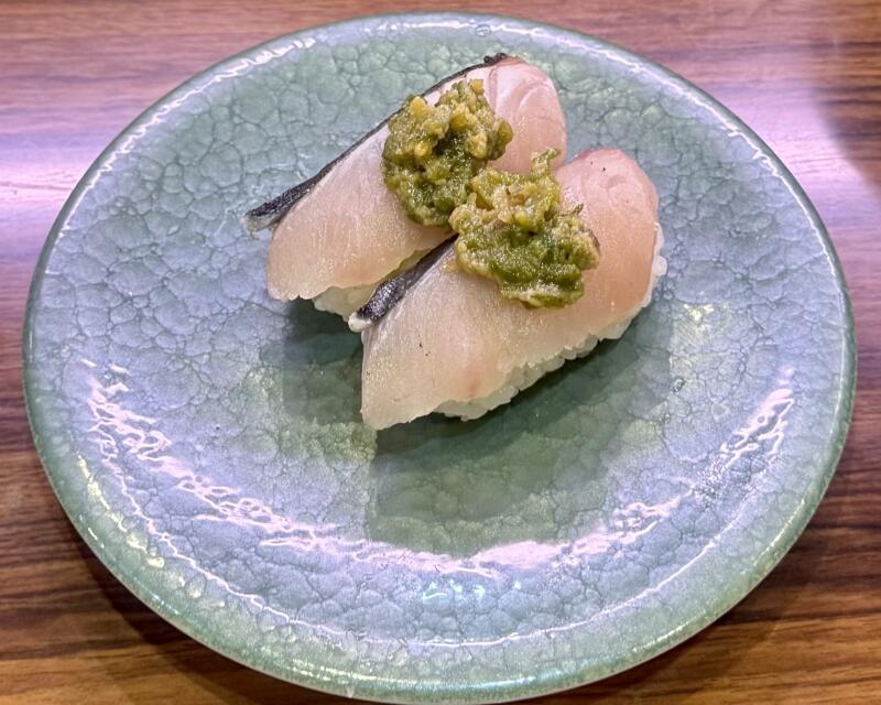 ファミリー寿し 一番星 回転寿司 秋田県鹿角市花輪 市役所前 鹿角花輪駅 半ラーメン 醤油ラーメン さわら 鰆 バッケ味噌