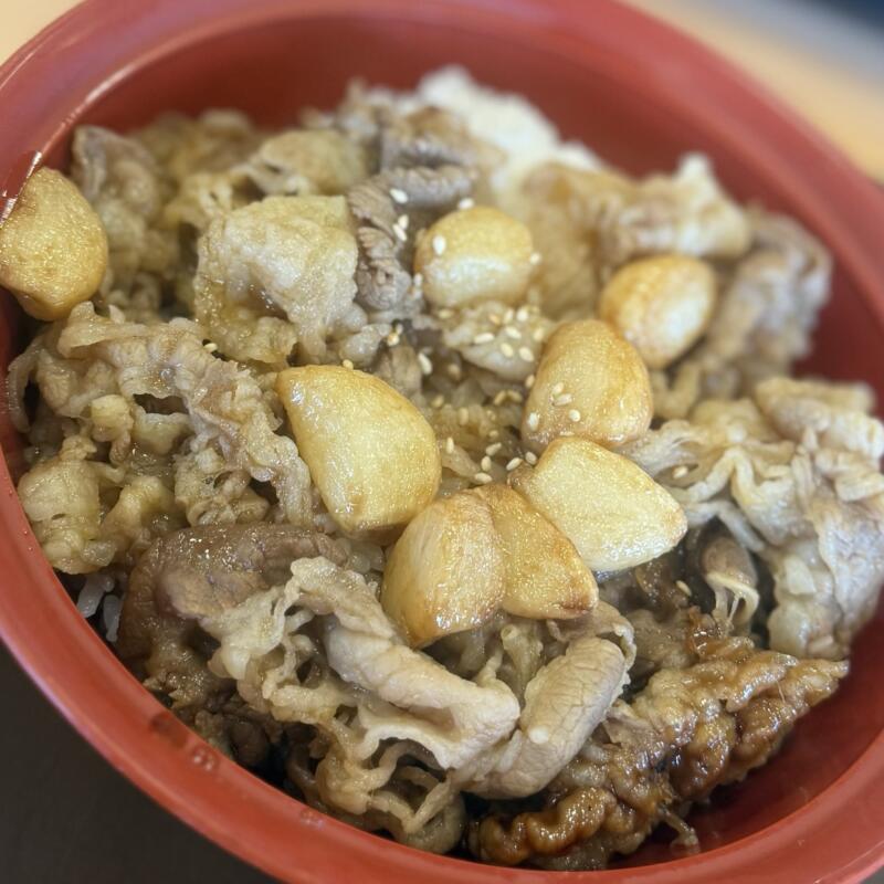 すき家 7号秋田土崎店 秋田県秋田市土崎港相染町 砂山 国道七号線側 上飯島駅 にんにく牛カルビ焼肉丼