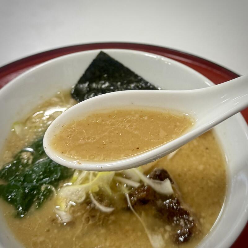 お食事処 山水 レストラン山水 秋田県秋田市添川 温泉センター りらっくす内 味噌ラーメン スープ