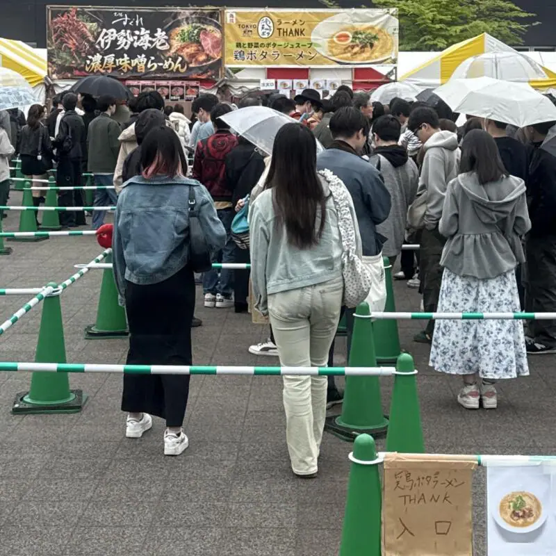 仙台ラーメンフェスタ2026 第一幕 宮城県仙台市太白区 あすと長町杜の広場公園 鶏ポタラーメン THANK サンク 店舗