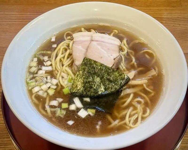 レストラン 風雅 Ristorante La Fuga ラフーガ イタリアン イタリア料理店 秋田県仙北市角館町小館 学校角 角館駅 かつおと煮干のらーめん 煮干しラーメン 醤油ラーメン