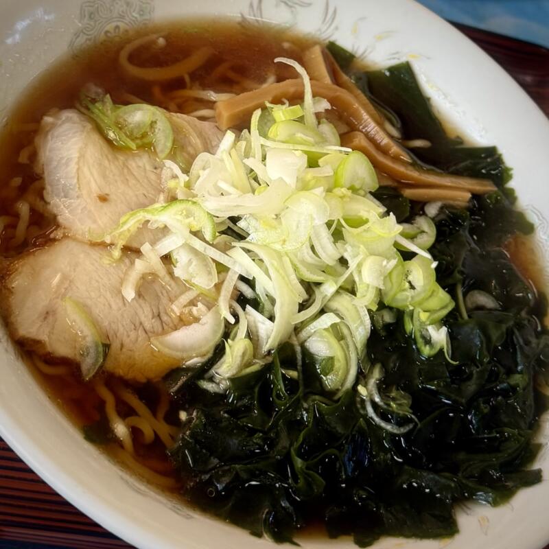 食事処 中国料理 かなめ食堂 山形県東田川郡庄内町余目 駅前商店街 余目駅前 ワカメラーメン 中華そば 醤油ラーメン 具