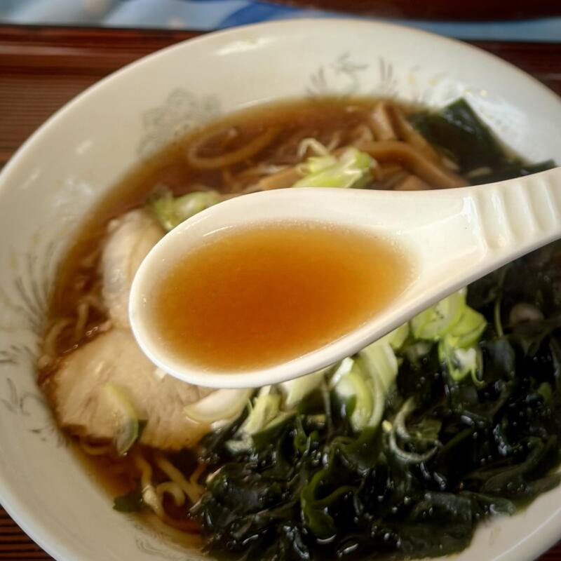 食事処 中国料理 かなめ食堂 山形県東田川郡庄内町余目 駅前商店街 余目駅前 ワカメラーメン 中華そば 醤油ラーメン スープ