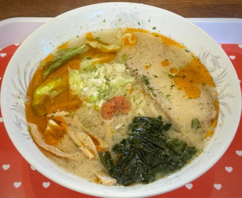 ラーメン＆コーヒー 喫茶店 パストラール 山形県東田川郡庄内町廻館 南野駅 西袋駅 辛みそラーメン 辛味噌ラーメン ミニサイズ ハーフサイズ
