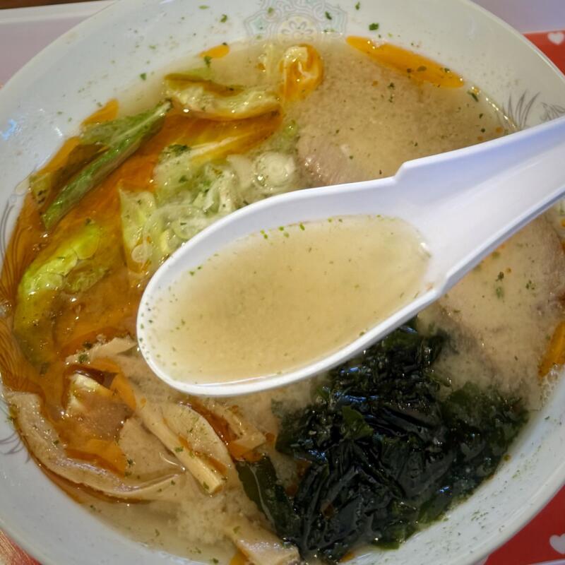 ラーメン＆コーヒー 喫茶店 パストラール 山形県東田川郡庄内町廻館 南野駅 西袋駅 辛みそラーメン 辛味噌ラーメン ミニサイズ ハーフサイズ スープ