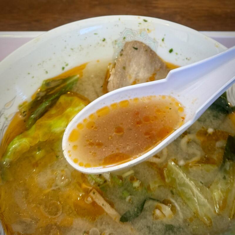 ラーメン＆コーヒー 喫茶店 パストラール 山形県東田川郡庄内町廻館 南野駅 西袋駅 辛みそラーメン 辛味噌ラーメン ミニサイズ ハーフサイズ スープ