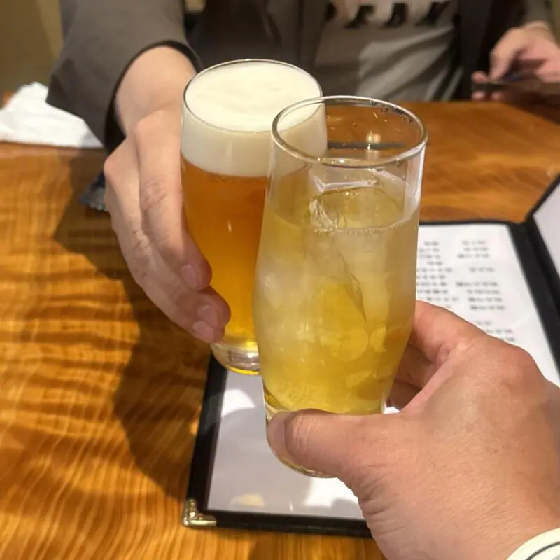 fishermans baru 109 フィッシャーマンズ バル 109 秋田県秋田市大町 川反 緑茶ハイ 乾杯