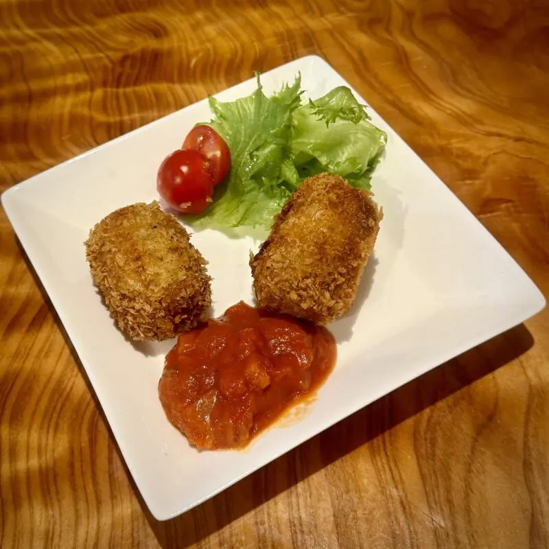 fishermans baru 109 フィッシャーマンズ バル 109 秋田県秋田市大町 川反 タラのコロッケ