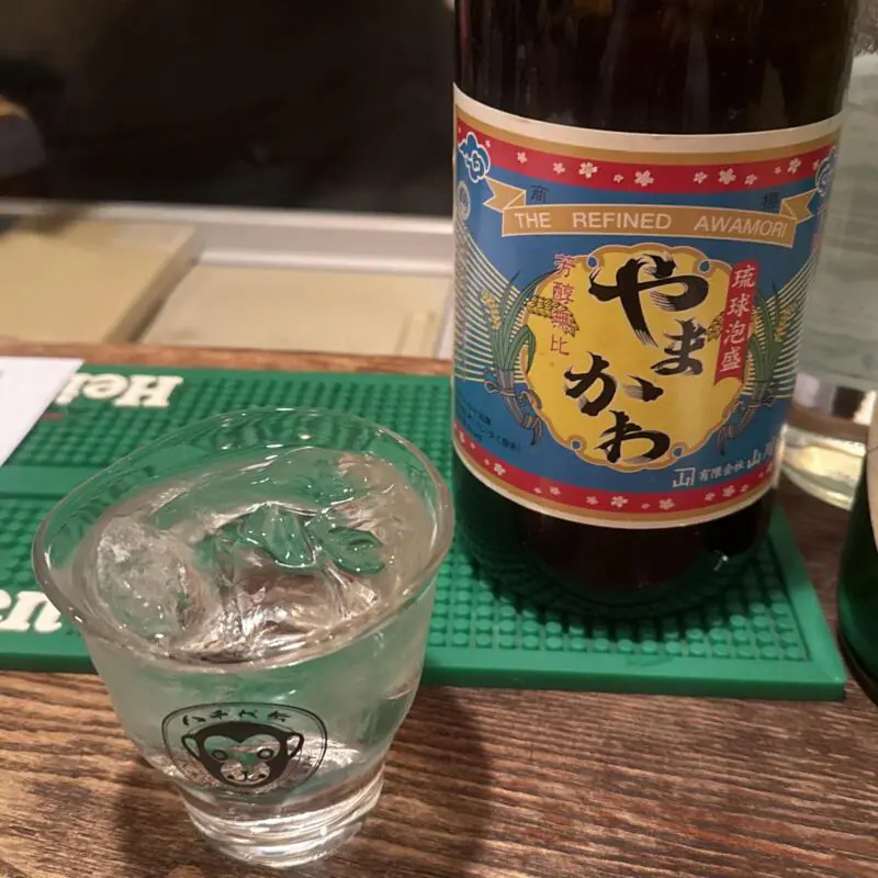 BAR JAH ジャー 秋田県秋田市大町 川反 秋田駅 大町五丁目 やまかわ2017 泡盛 ロック