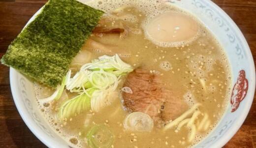 らーめん萬亀＠秋田県秋田市中通にてブレンド味噌をオーダー！一般的な味噌ラーメンに比べると間違いなく濃厚な部類の力強いダブルスープ♪
