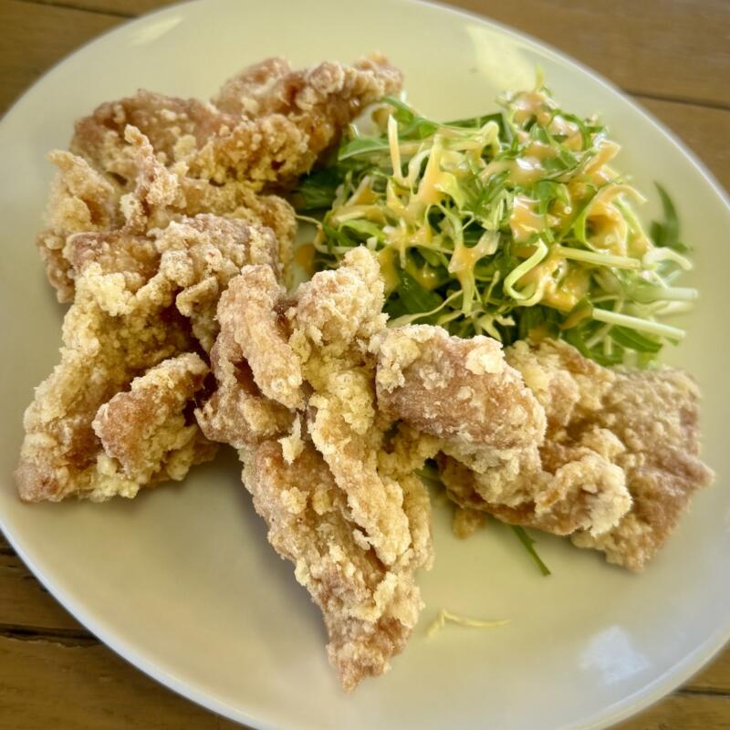 ラーメン食堂 ホームラン 宮城県大崎市古川清水 下三丁目 東大崎駅 とりの唐揚げ定食 鶏の唐揚げ