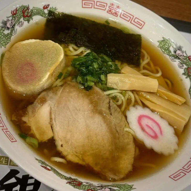 manga Cafe マンガカフェ 秋田県横手市増田町増田 横手市増田まんが美術館内 増田蔵の駅 十文字駅 北斗心軒の中華そば 十文字ラーメン 醤油ラーメン 具