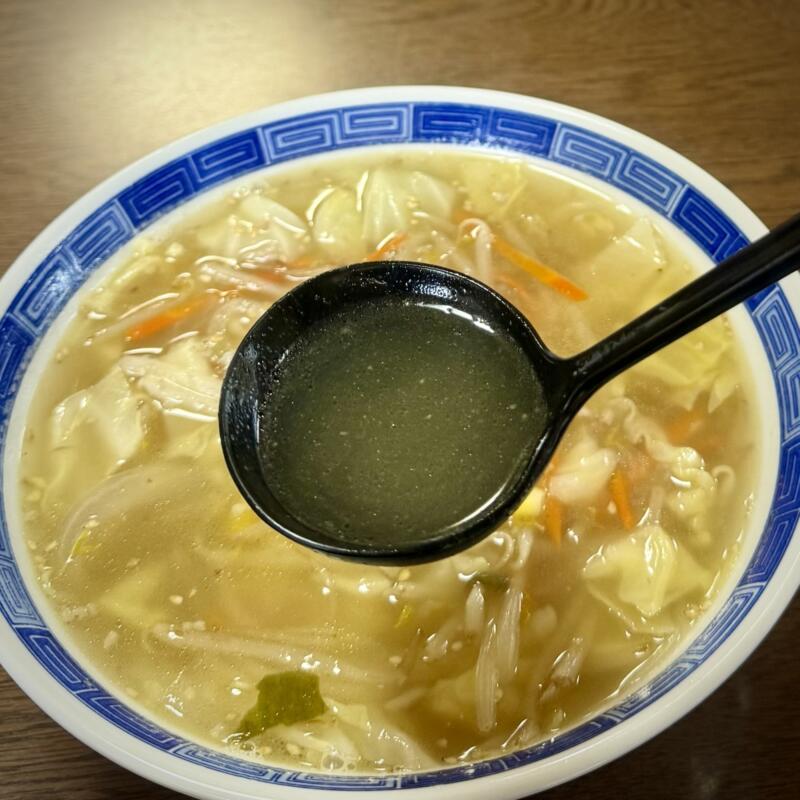 つばくら食堂 秋田県横手市増田町増田 十文字駅 タンメン ラーメン スープ