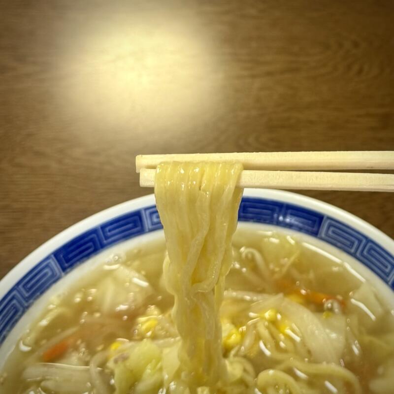 つばくら食堂 秋田県横手市増田町増田 十文字駅 タンメン ラーメン 麺