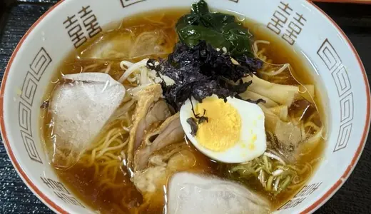 貝の沢温泉食堂＠秋田県秋田市太平山谷にて冷しラーメンをオーダー！昨年から長期休業していたトロトロな美肌の湯が5月に復活して食事処も営業再開♪