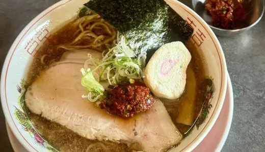 RAMEN TOKI(ラーメントキ)＠秋田県秋田市外旭川にてTOKI江戸＋江戸辛をオーダー！朝ラーも可能な人気店で食べるダシ感爆裂なご当地・江戸系ラーメン♪