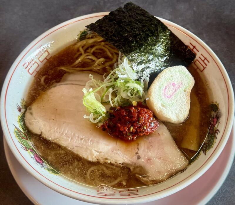 RAMEN TOKI ラーメントキ 秋田県秋田市外旭川 スーパードラックアサヒ外旭川店敷地内 ナイス入口 泉外旭川駅 TOKI江戸 秋田ご当地 江戸系ラーメン 辛醤油ラーメン 江戸辛追加 ニラ辛薬味