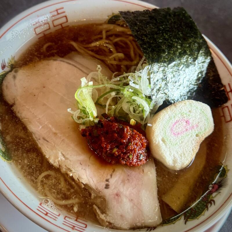 RAMEN TOKI ラーメントキ 秋田県秋田市外旭川 スーパードラックアサヒ外旭川店敷地内 ナイス入口 泉外旭川駅 TOKI江戸 秋田ご当地 江戸系ラーメン 辛醤油ラーメン 江戸辛追加 ニラ辛薬味 具