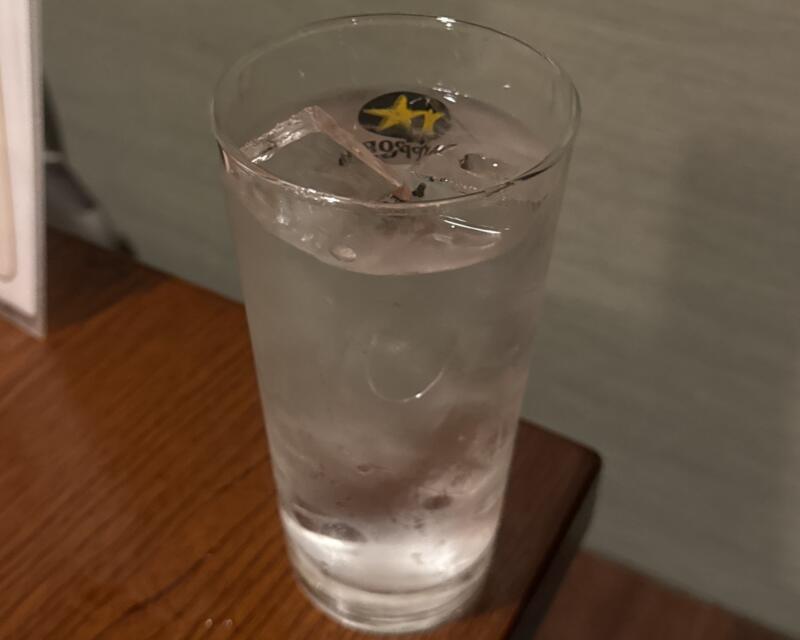 美彩酔家 あんこ 青森県弘前市鍛冶町 リトル東京街2階 芋焼酎水割り