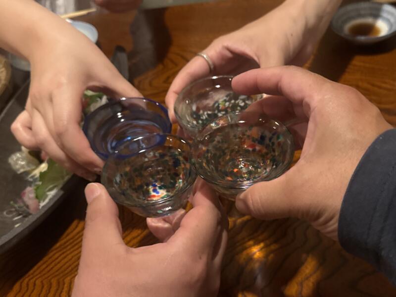美彩酔家 あんこ 青森県弘前市鍛冶町 リトル東京街2階 日本酒 乾杯
