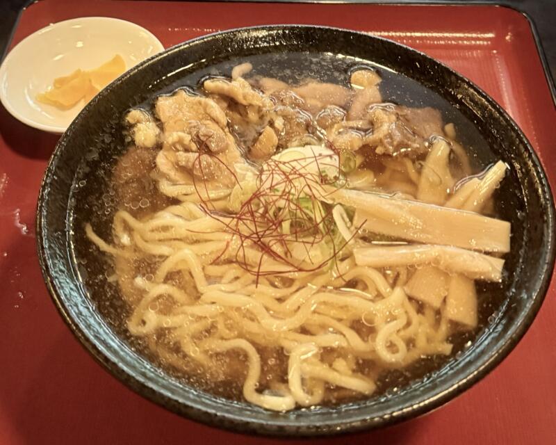 山形麺屋 殿 しんがり 山形県村山市楯岡 麻屋北 村山駅 冷たい鶏中華 冷たい肉中華 中華そば 醤油ラーメン 漬け物付き