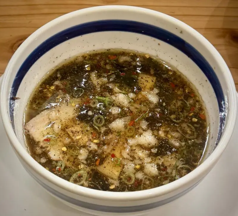 永明中華そば店 東京都江東区大島 大島駅 大島駅前 つけそば つけ麺 つけ汁 スープ