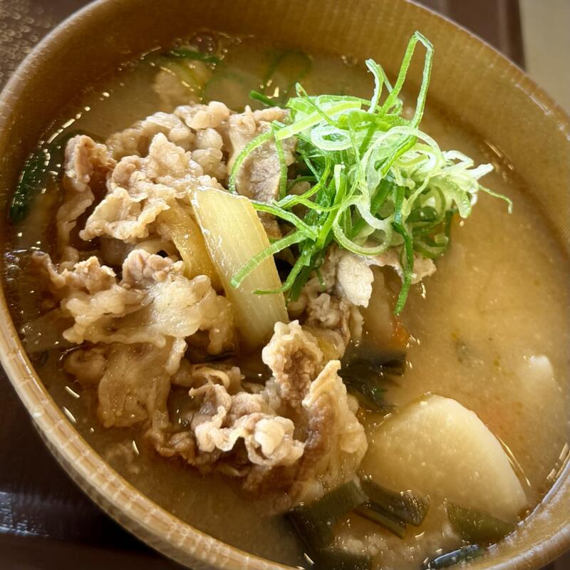 すき家 横手IC店 秋田県横手市安田 横手インター入口 横手駅 牛とん汁らーめん 牛豚汁味噌ラーメン 具